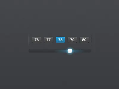 Pagination Slider glow interface pagination slider smooth ui