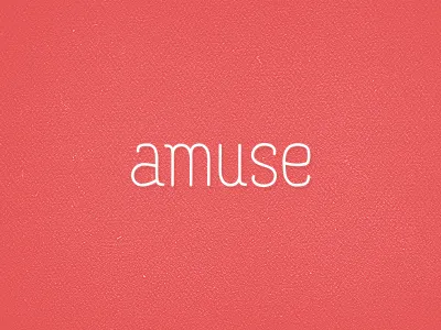 amuse amuse custom type typography