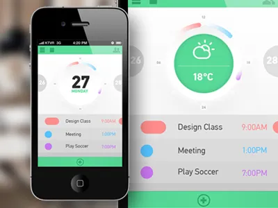 Holdet Calendar App app climacons minimal