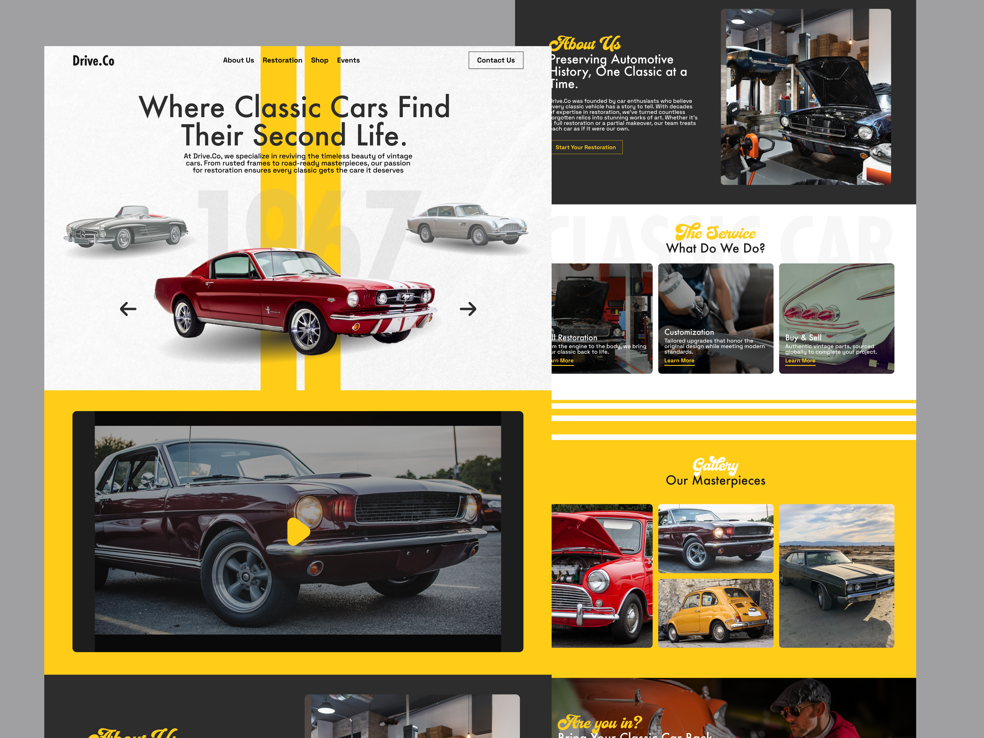 Example of Comprehensive Website Design