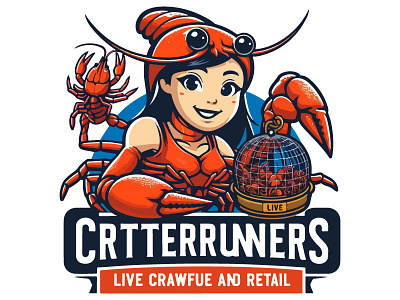 Cartoon / Character logo design brand identity branding cartoon logo character design custom logo fishing logo graphic design illustration vector