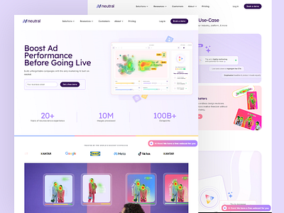Neural Marketing Insights: AI-Driven Ad Optimization Platform ad ad performance ai boost design designs innovative interface marketing marketing insights platform platform design ui ui ux user user interface ux webdesign
