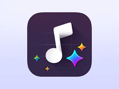 AI song and music maker app ai ai song maker android icon app icon ios ios icon iphone iphone icon music music maker note opera song song maker vibrant