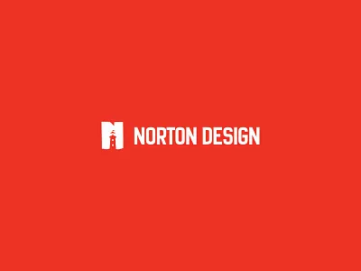 Norton Design brand design letter logo n norton typography