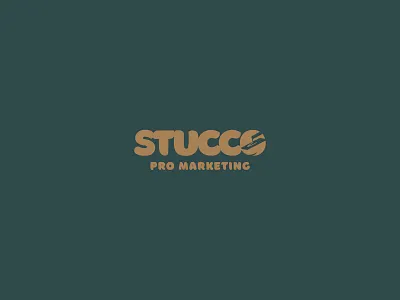 Stucco Pros brand logo marketing pro tool typography