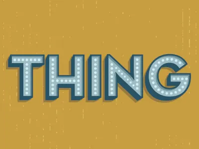 Thing typography
