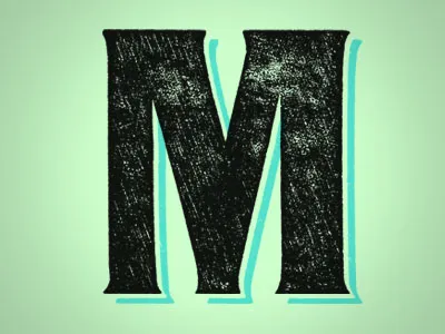 Wood Type Texture Study No.1 letterpress shadow texture type typography vintage wood grain wood type