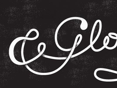 Riches & Glory black custom graphic design poster type verse