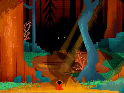 Lil' Red Short animation cale fairy forest hood lil red riding short tale wolf