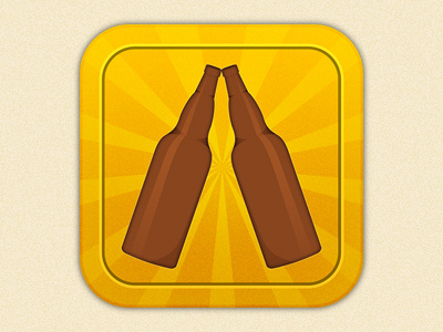 New Untappd Icon beer bottles icon