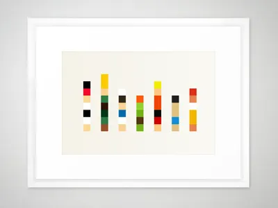 Pixel Fighter Poster pixel art pixels poster street fighter