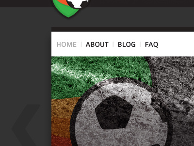 Football Related Website Snippet football soccer web design website