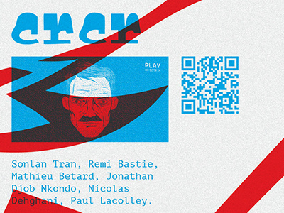 invasion fest blue branding cmyk crcr cyan festival identity mono noise page proofs qr code red stripes