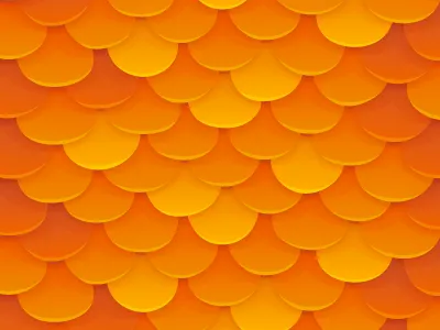 Goldfish goldfish illustrator pattern scales vector