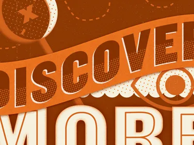 Discover More illustration print texture type typography