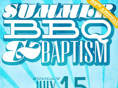 Bapbbq2012 Dribble bbq poster summer