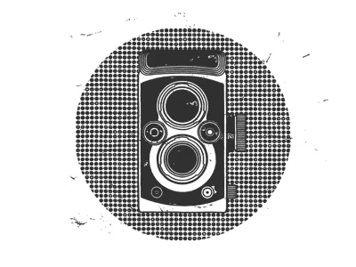 Tumblr Icons / Photograph camera halftone icon