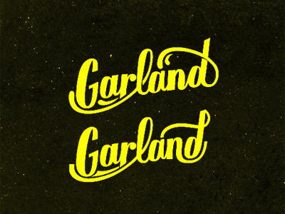 garland v1 logo neighborhood spokane timber typography