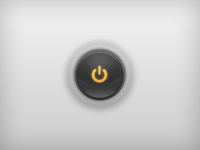 Big Power Button! button grey power ui yellow