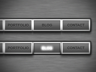 Analogic Menu analogic buttons menu