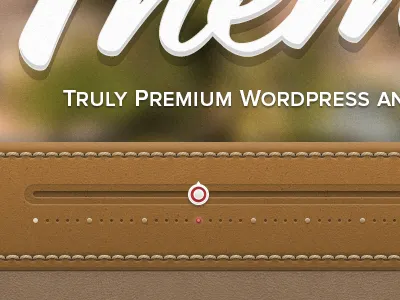Leather Slider blur camel coming soon leather proxima nova red script slider stitching texture travel wordpress