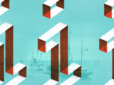 i color illustration texture typography