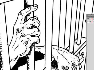 Prison Cell bars inmate jail prison