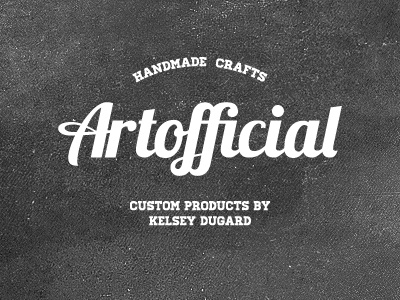 Artofficial One crafts handmade homestead lobster logo texture typeface