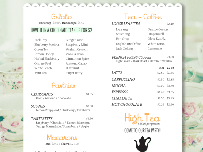TG Website Menu menu