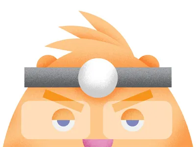 Character Detail character detail doctor guinea pig illustration pitch texture vector