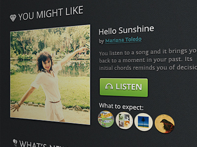 Playlist excerpt music playlist ui