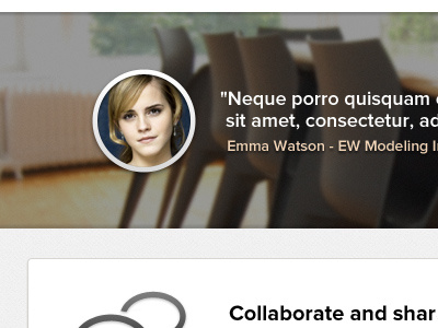 MatchFWD Stuff background badge emma watson fun icon layout light matchfwd office photo picture quote testimonial