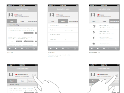 Social Mobile App Wireframes app finance interaction mobile planning product social ui userflow ux wireframes