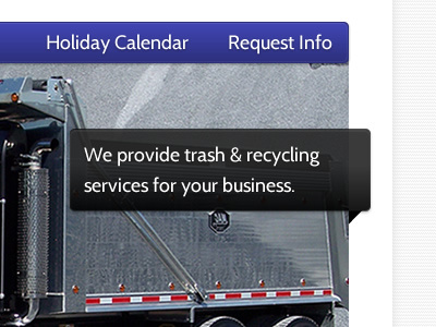 G&C Waste navigation slider