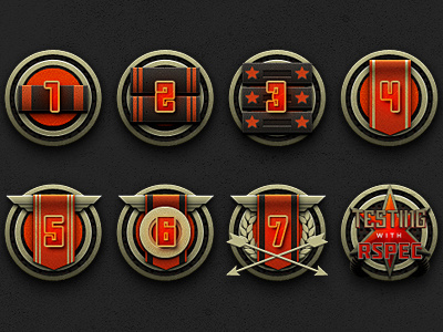 _133 badges code school medals rank rspec stars ui