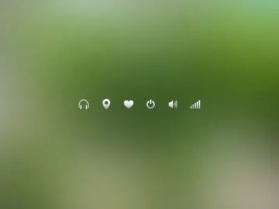 First icons 16x16 basic green headphone heart icon icons on pin reception small tiny volume