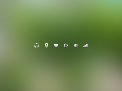 First icons 16x16 basic green headphone heart icon icons on pin reception small tiny volume