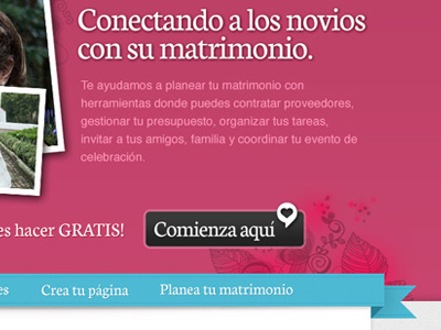 Wedding portal colombia color illustration spanish wedding