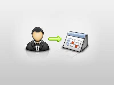 Restaurant Scheduling Icons avatar calender icon icons illustration javin ladish notebook schedule vector waiter