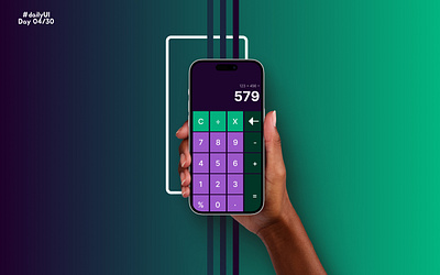 Daily UI 04 - Calculator app design graphic design ui ux