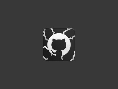 GitHub - Icon Redesign - Ui branding components dark mode design github icon design mobile app ui