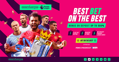 Best Bet on the Best | Premier League Landing Page bold style.