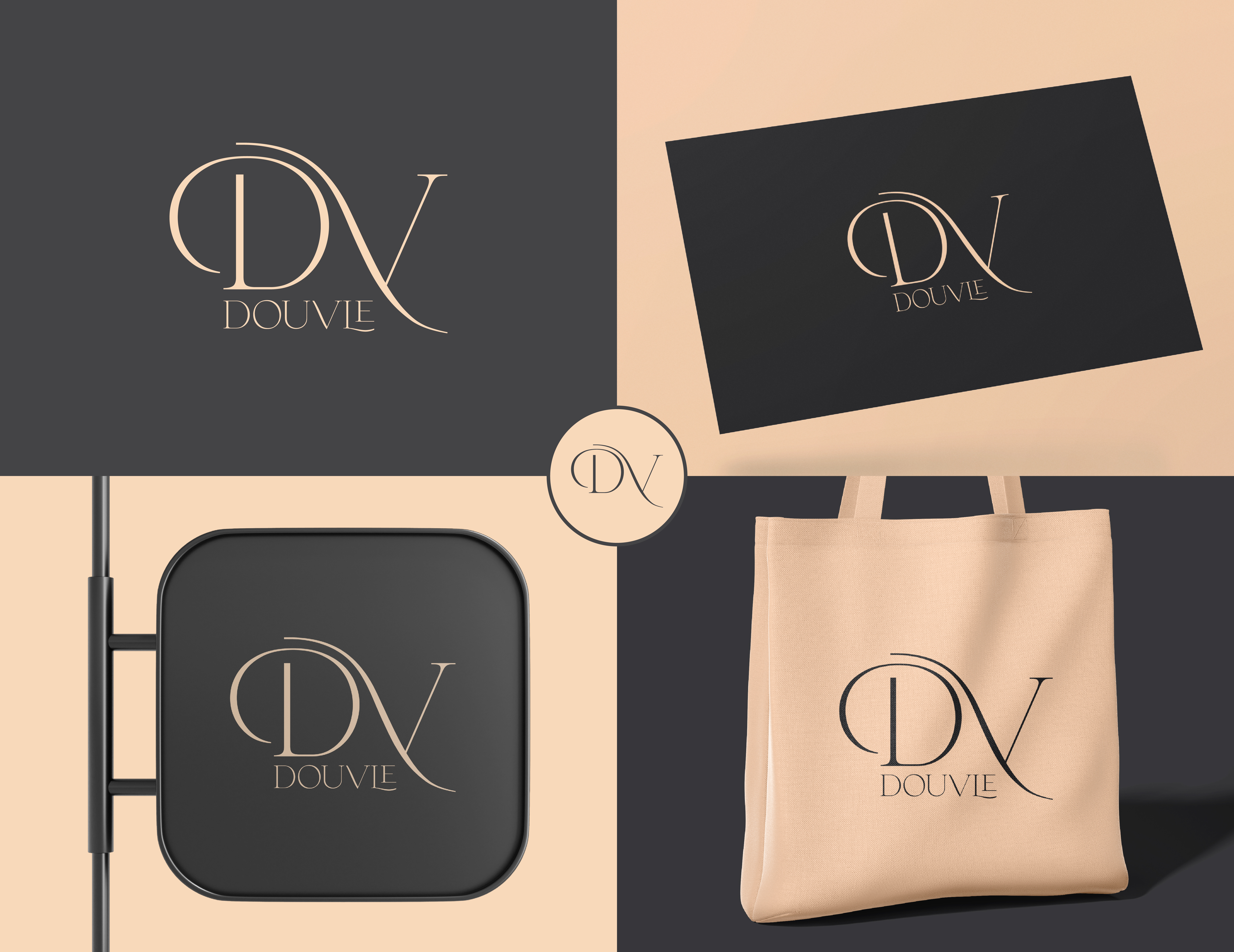 Example of Douvle Logo