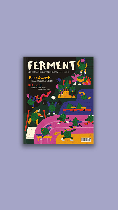 Ferment Magazine Cover beer cover craft beer editorial editorial illustration illustration magazine