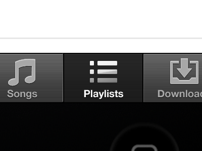 Audio Player Navbar controls ios iphone player