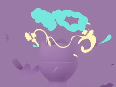 T4 Wake Up Kitchen breakfast c4d cel animation cinema4d flash illustrator styleframe t4 wake up