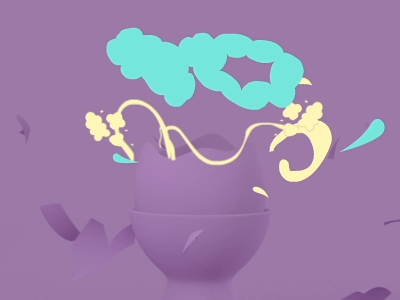 T4 Wake Up Kitchen breakfast c4d cel animation cinema4d flash illustrator styleframe t4 wake up
