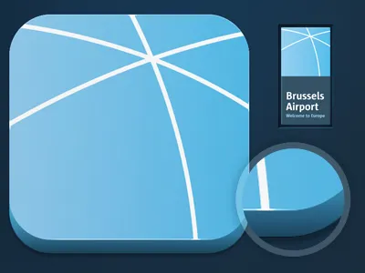 Brussels Airport Flightplanner app icon icon