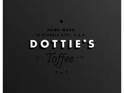 Sparkle City candy chocolate logo packaging toffee