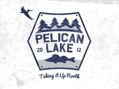 Pelican Lake badge logo patch pelican lake